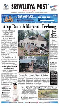 Cover SRIWIJAYAPOST